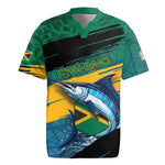 Personalized Afro-Jamaicans Fishing Rugby Jersey Blue Marlin Fish