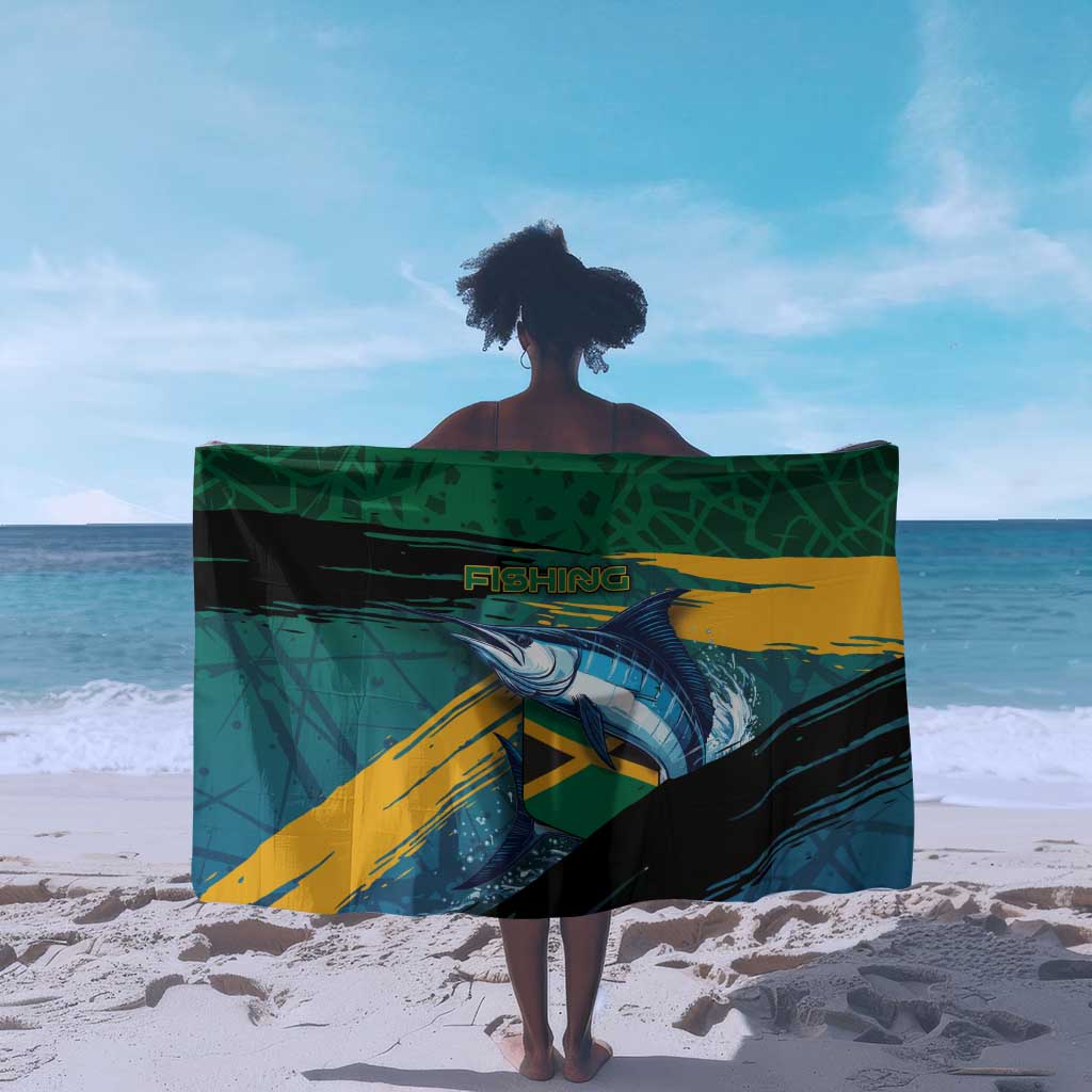 Afro-Jamaicans Fishing Sarong Blue Marlin Fish