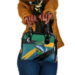 Afro-Jamaicans Fishing Shoulder Handbag Blue Marlin Fish