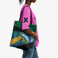 Afro-Jamaicans Fishing Tote Bag Blue Marlin Fish