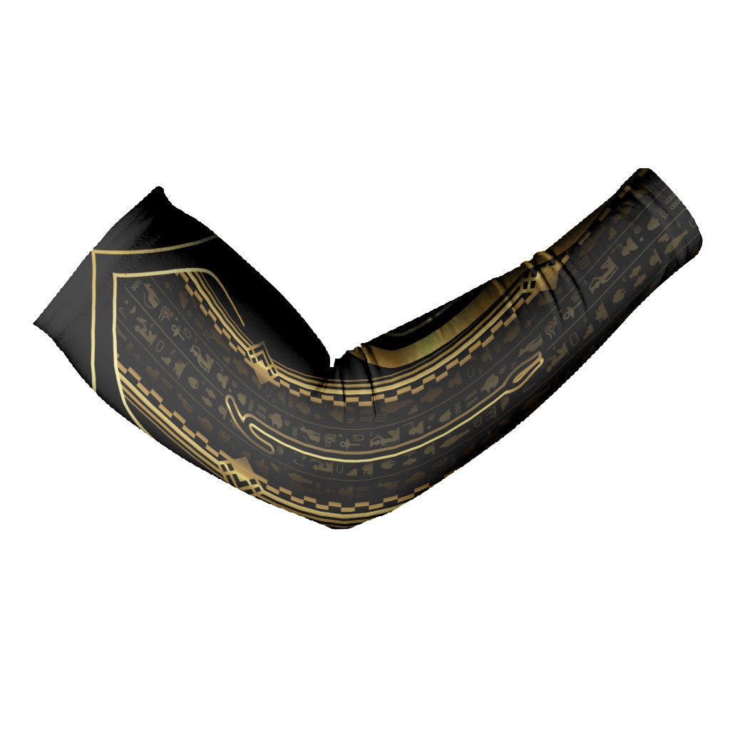 Personalized Egypt Was Sceptre Arm Sleeves Gold Pharaoh Patterns