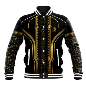 Personalized Egypt Was Sceptre Baseball Jacket Gold Pharaoh Patterns