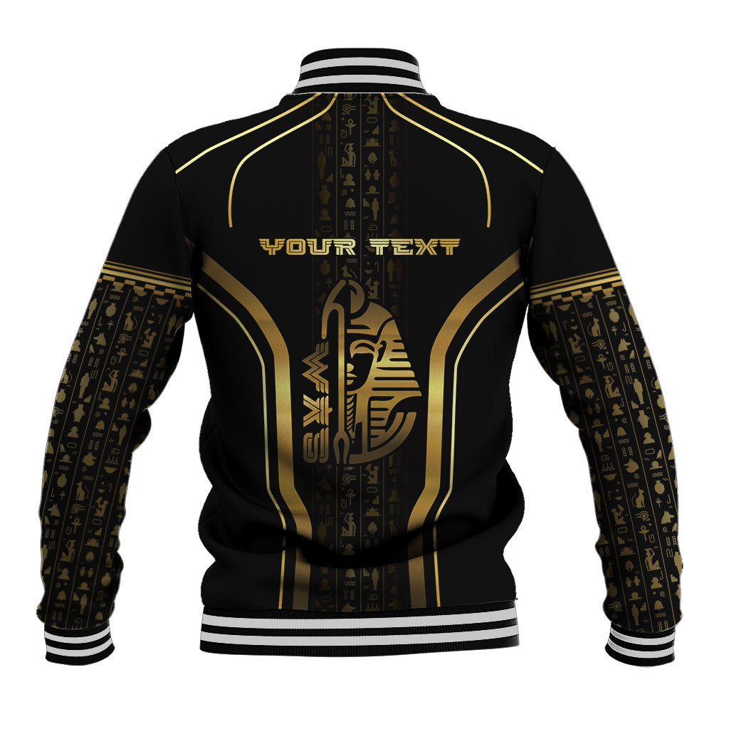 Personalized Egypt Was Sceptre Baseball Jacket Gold Pharaoh Patterns