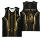Personalized Egypt Was Sceptre Basketball Jersey Gold Pharaoh Patterns