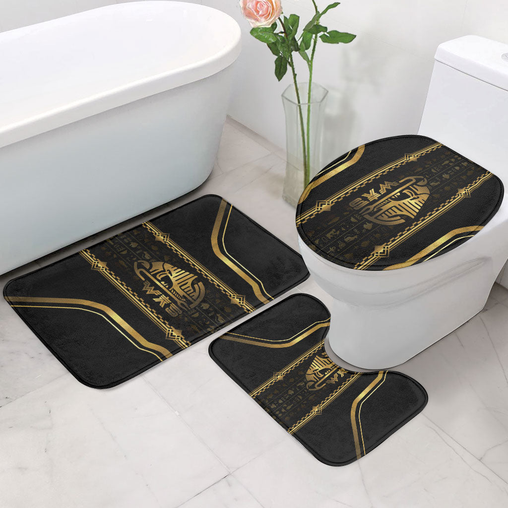 Egypt Was Sceptre Bathroom Set Gold Pharaoh Patterns