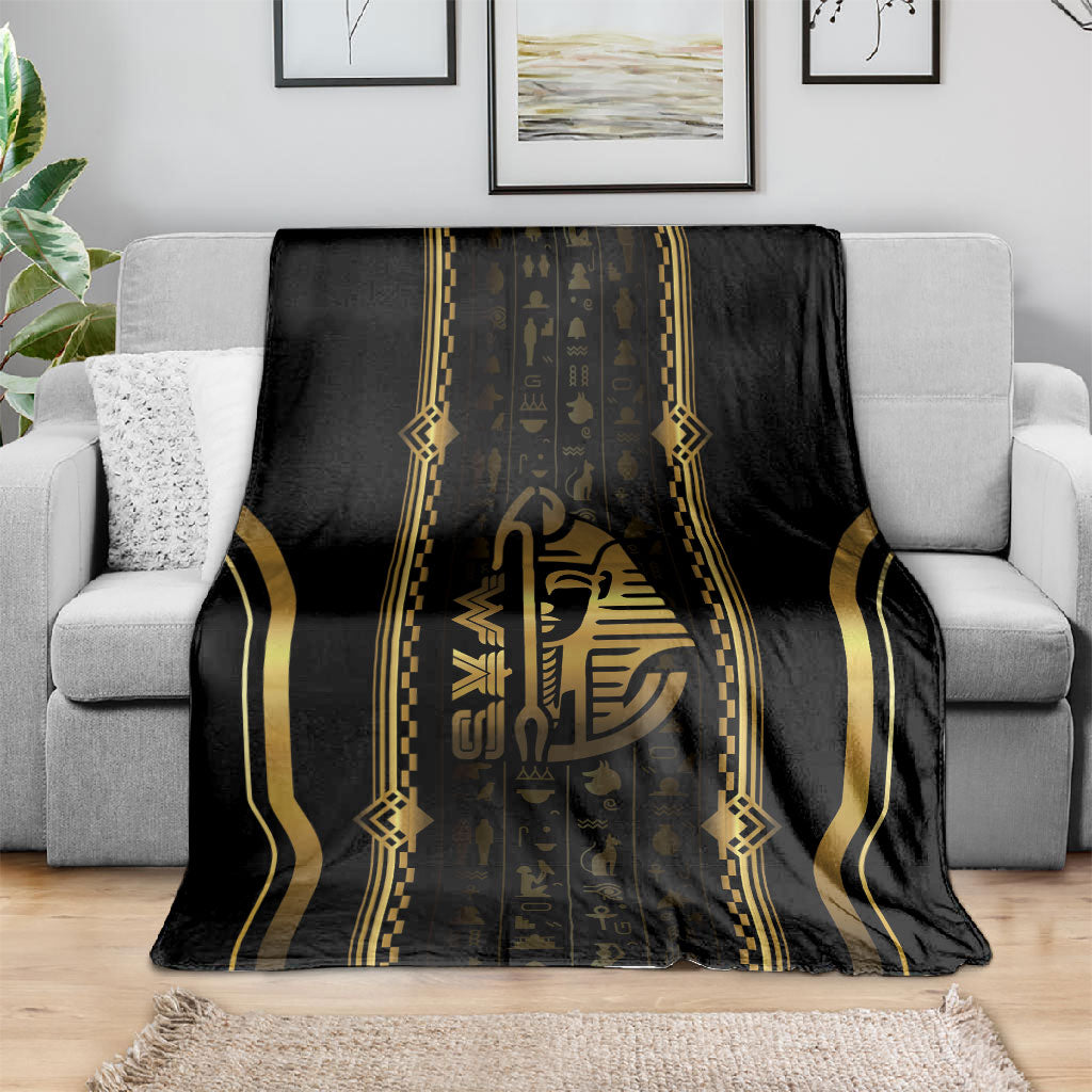 Egypt Was Sceptre Blanket Gold Pharaoh Patterns