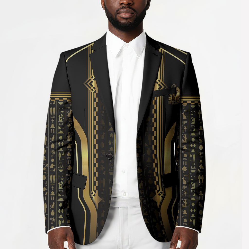 Personalized Egypt Was Sceptre Blazer Gold Pharaoh Patterns
