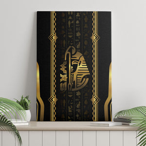 Egypt Was Sceptre Canvas Wall Art Gold Pharaoh Patterns