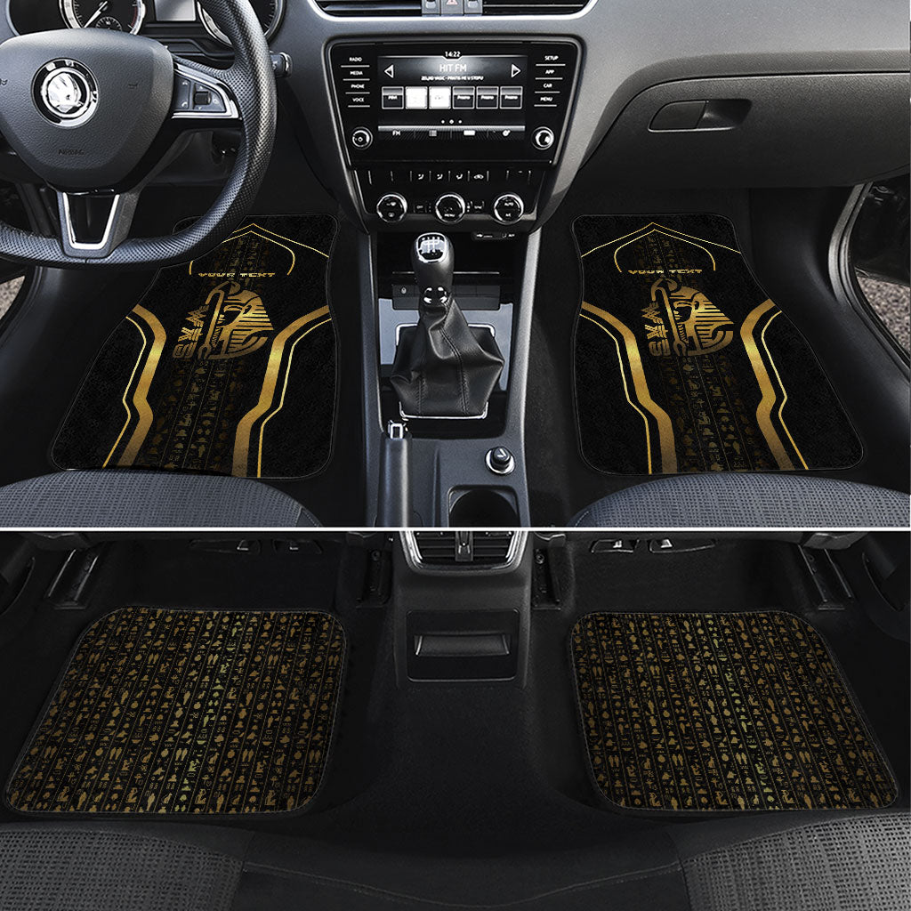 Personalized Egypt Was Sceptre Car Mats Gold Pharaoh Patterns