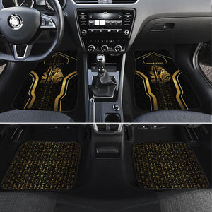 Personalized Egypt Was Sceptre Car Mats Gold Pharaoh Patterns