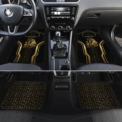 Personalized Egypt Was Sceptre Car Mats Gold Pharaoh Patterns