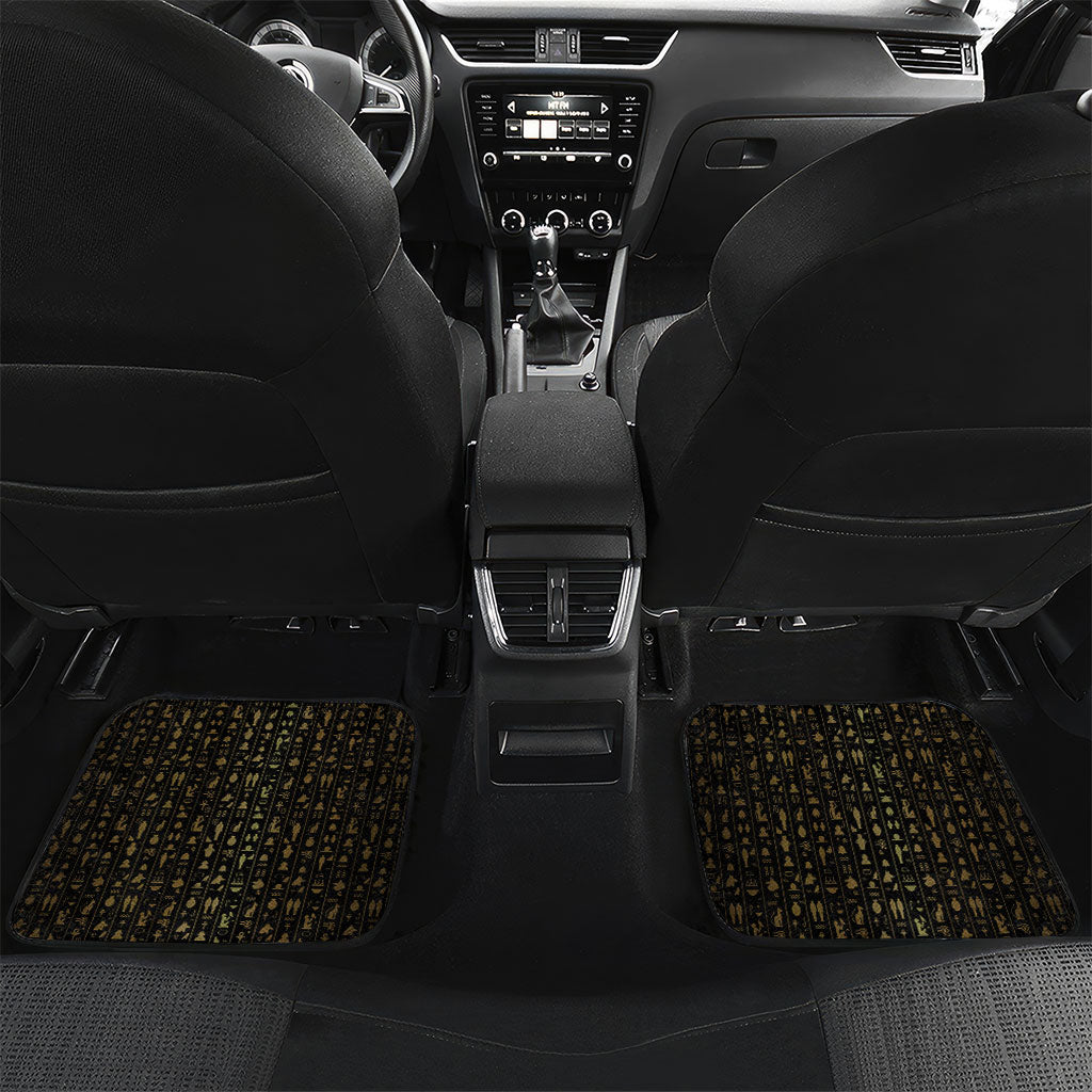 Personalized Egypt Was Sceptre Car Mats Gold Pharaoh Patterns