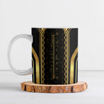 Personalized Egypt Was Sceptre Ceramic Mug Gold Pharaoh Patterns