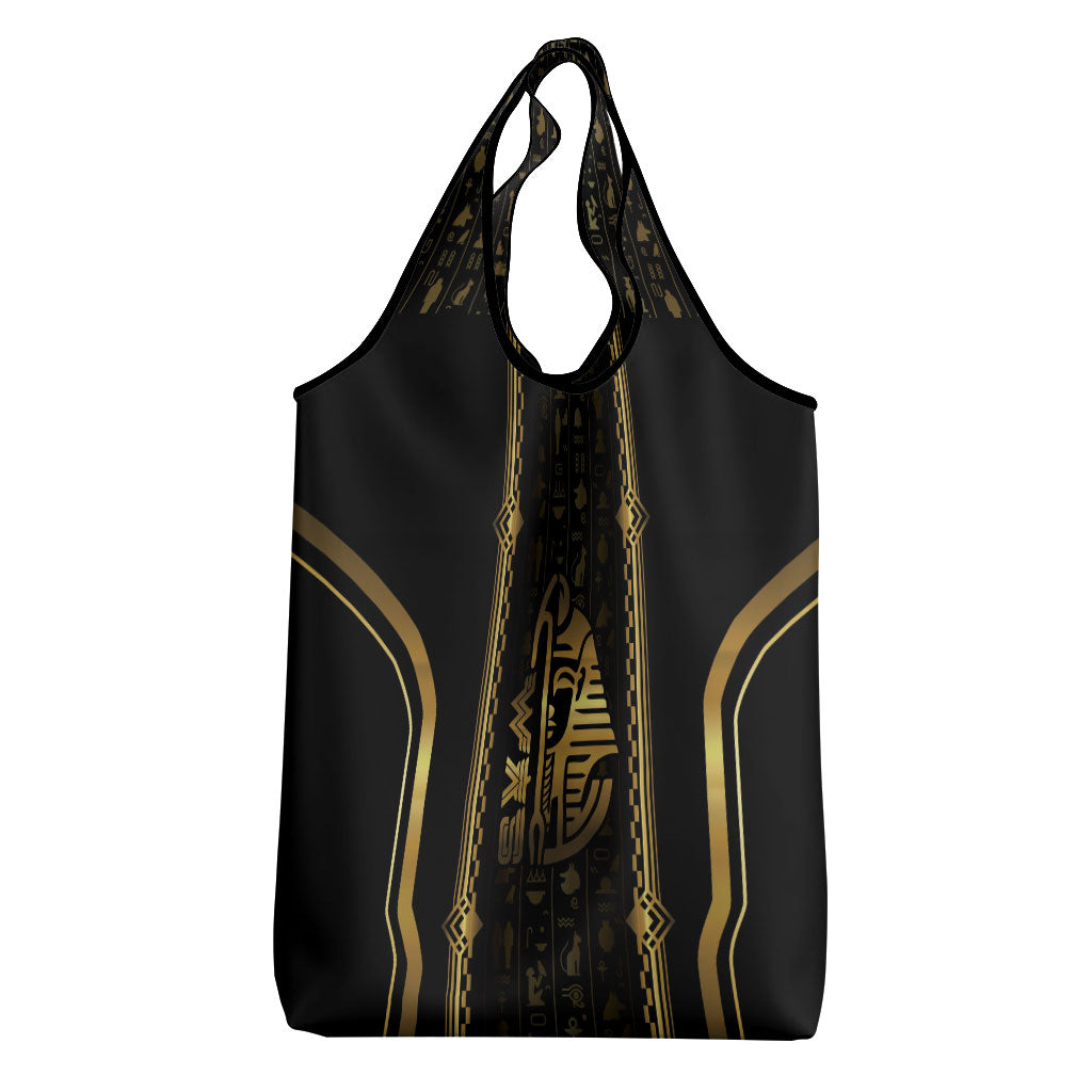 Egypt Was Sceptre Grocery Bag Gold Pharaoh Patterns