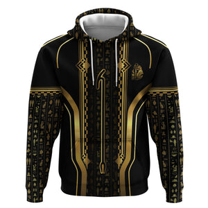Personalized Egypt Was Sceptre Hoodie Gold Pharaoh Patterns