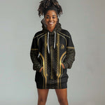 Personalized Egypt Was Sceptre Hoodie Dress Gold Pharaoh Patterns