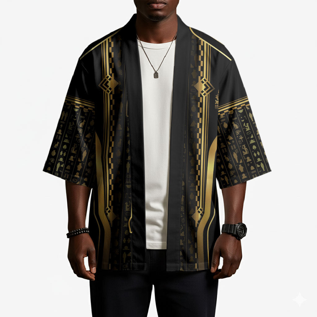 Personalized Egypt Was Sceptre Kimono Gold Pharaoh Patterns