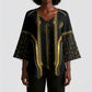 Personalized Egypt Was Sceptre Kimono Sleeve Blouse Gold Pharaoh Patterns