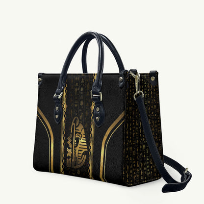 Egypt Was Sceptre Leather Bag Gold Pharaoh Patterns