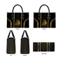 Egypt Was Sceptre Leather Bag Gold Pharaoh Patterns