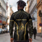 Personalized Egypt Was Sceptre Long Sleeve Button Shirt Gold Pharaoh Patterns