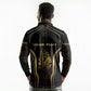 Personalized Egypt Was Sceptre Long Sleeve Polo Shirt Gold Pharaoh Patterns