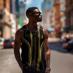 Personalized Egypt Was Sceptre Men Tank Top Gold Pharaoh Patterns