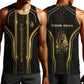 Personalized Egypt Was Sceptre Men Tank Top Gold Pharaoh Patterns