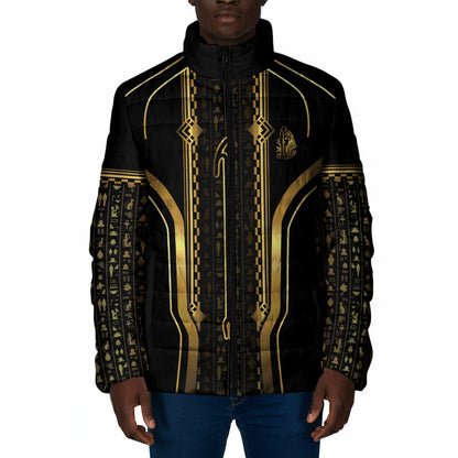 Personalized Egypt Was Sceptre Padded Jacket Gold Pharaoh Patterns