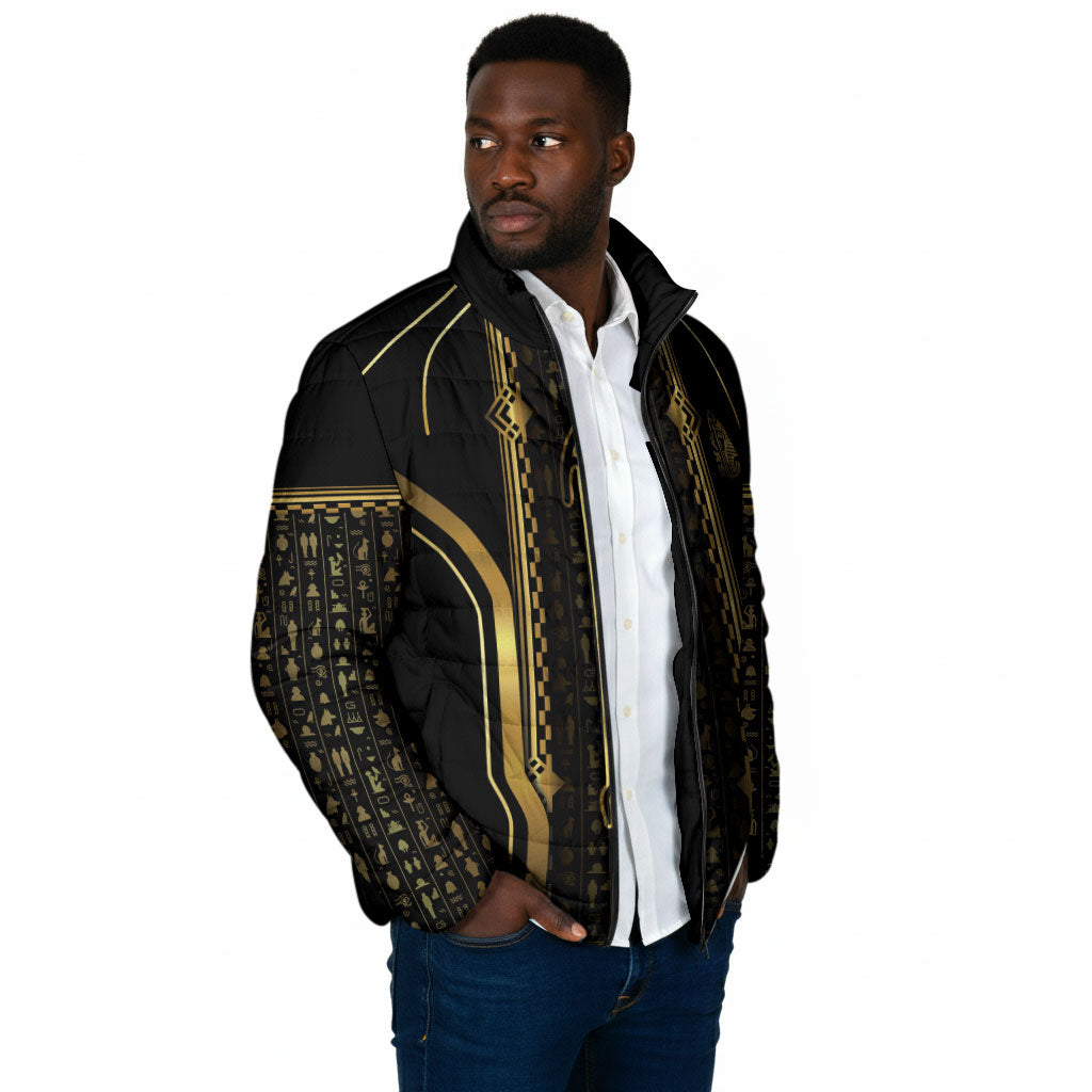 Personalized Egypt Was Sceptre Padded Jacket Gold Pharaoh Patterns