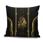 Egypt Was Sceptre Pillow Cover Gold Pharaoh Patterns