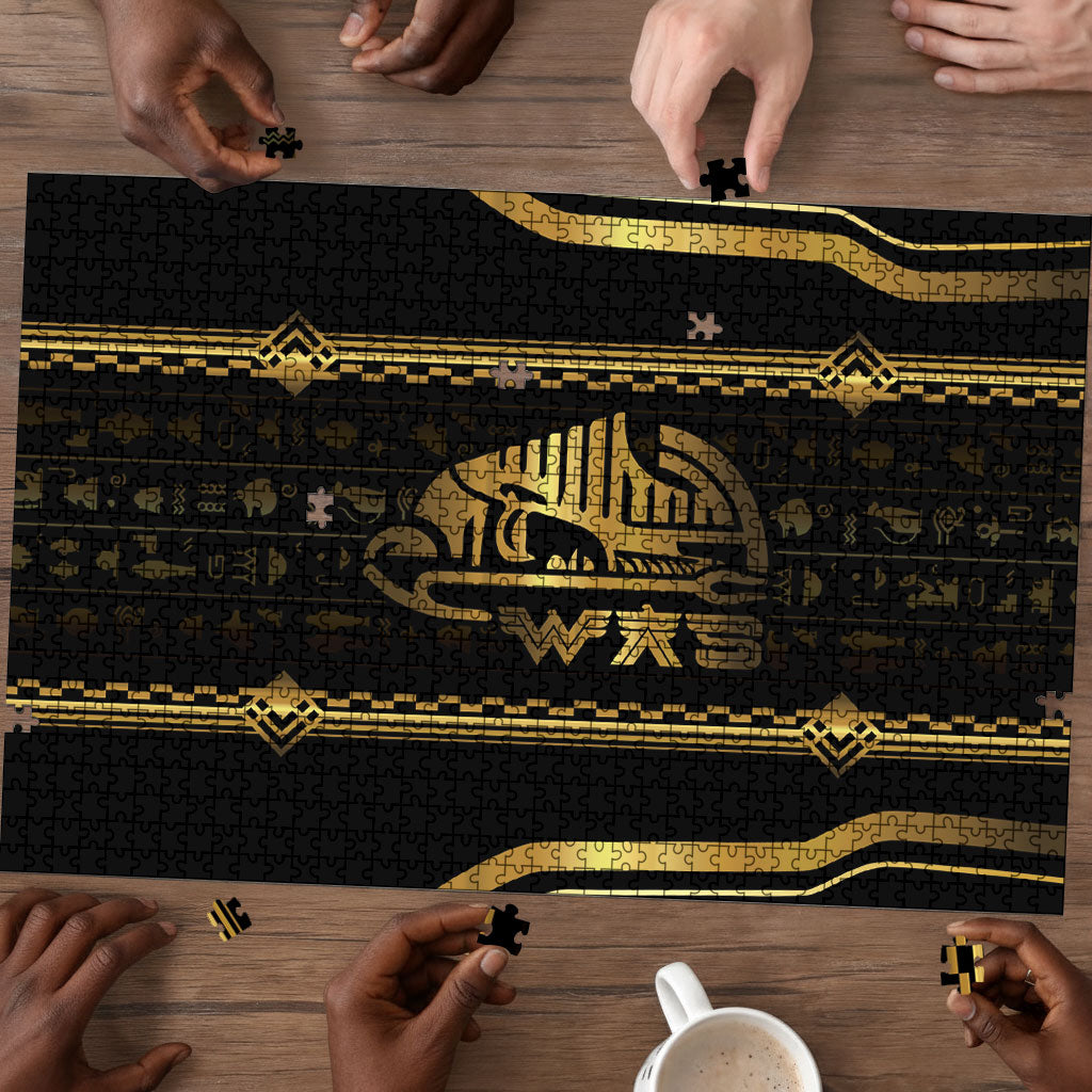 Egypt Was Sceptre Puzzle Gold Pharaoh Patterns