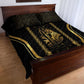 Egypt Was Sceptre Quilt Bed Set Gold Pharaoh Patterns