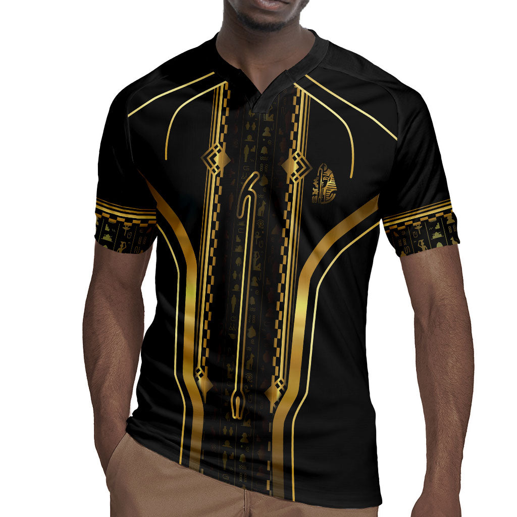Personalized Egypt Was Sceptre Rugby Jersey Gold Pharaoh Patterns