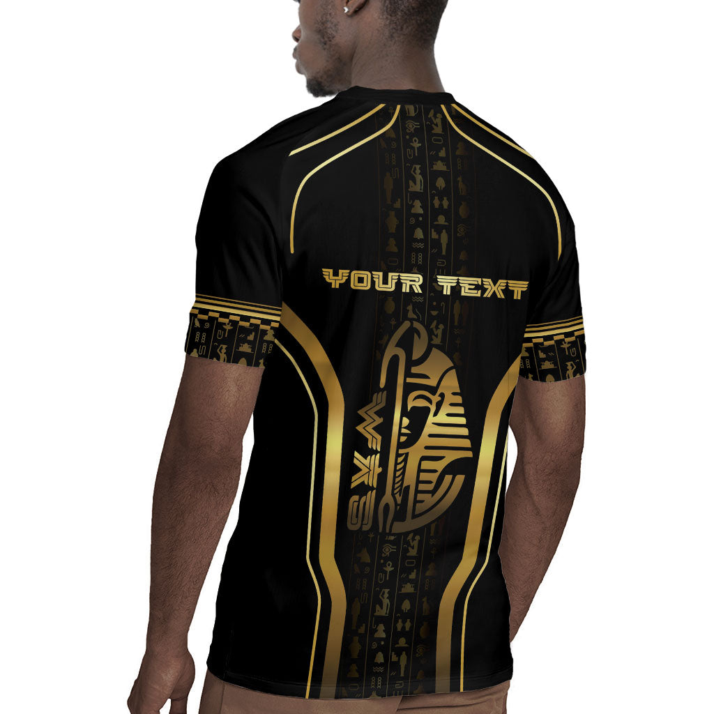Personalized Egypt Was Sceptre Rugby Jersey Gold Pharaoh Patterns