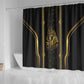 Egypt Was Sceptre Shower Curtain Gold Pharaoh Patterns