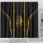 Egypt Was Sceptre Shower Curtain Gold Pharaoh Patterns