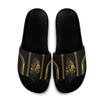 Egypt Was Sceptre Slide Sandals Gold Pharaoh Patterns