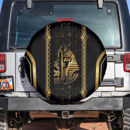 Egypt Was Sceptre Spare Tire Cover Gold Pharaoh Patterns