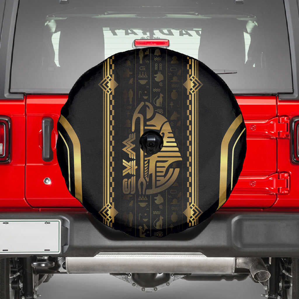 Egypt Was Sceptre Spare Tire Cover Gold Pharaoh Patterns