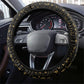 Egypt Was Sceptre Steering Wheel Cover Gold Pharaoh Patterns