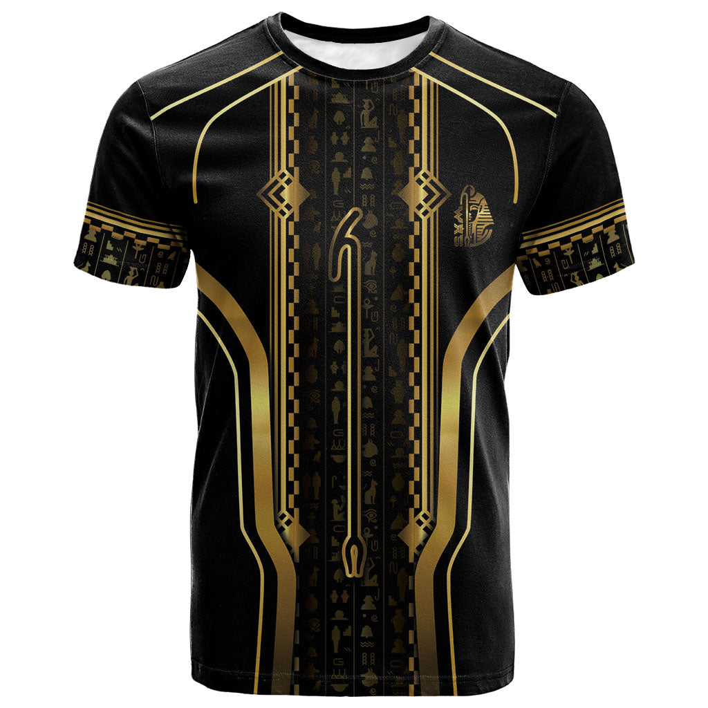 Personalized Egypt Was Sceptre T shirt Gold Pharaoh Patterns