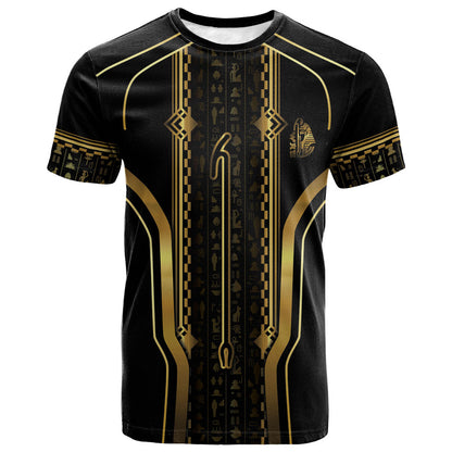 Personalized Egypt Was Sceptre T shirt Gold Pharaoh Patterns