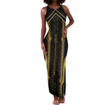 Personalized Egypt Was Sceptre Tank Maxi Dress Gold Pharaoh Patterns