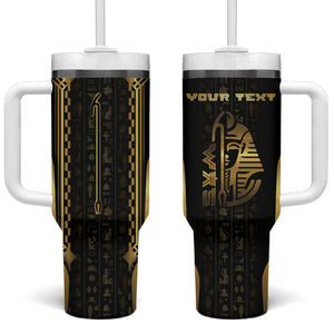 Personalized Egypt Was Sceptre Tumbler With Handle Gold Pharaoh Patterns