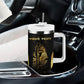 Personalized Egypt Was Sceptre Tumbler With Handle Gold Pharaoh Patterns