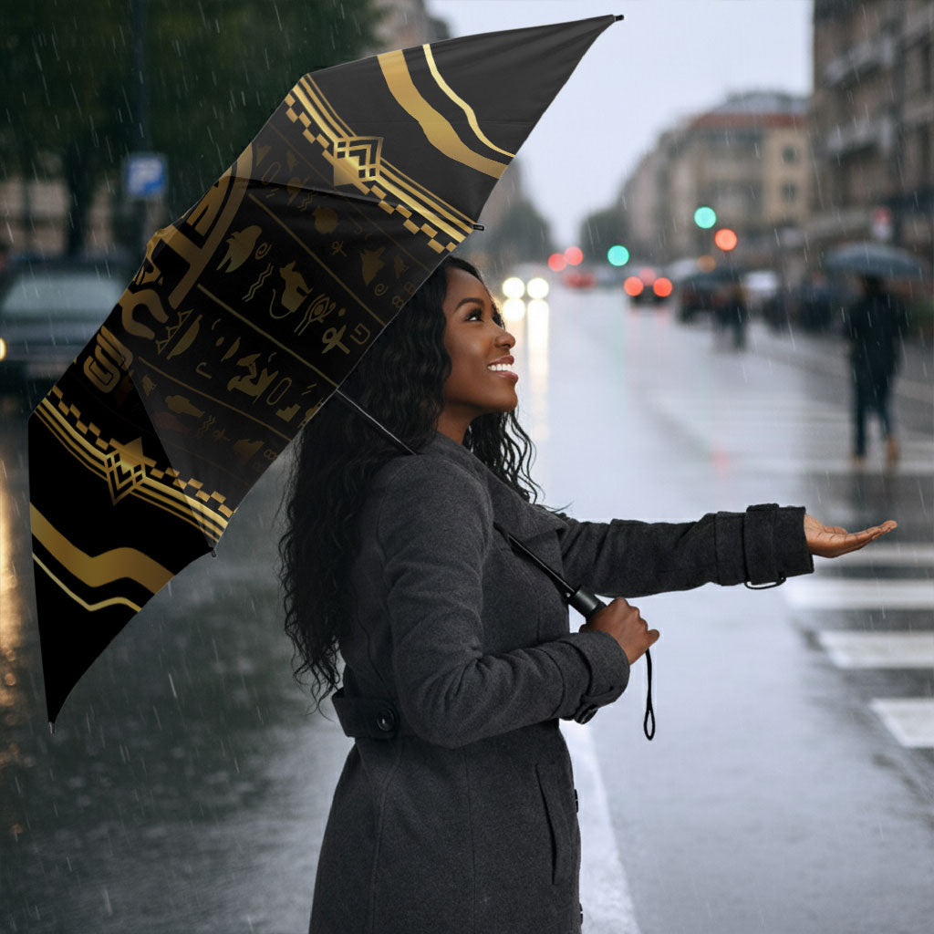 Egypt Was Sceptre Umbrella Gold Pharaoh Patterns