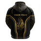 Personalized Egypt Was Sceptre Zip Hoodie Gold Pharaoh Patterns