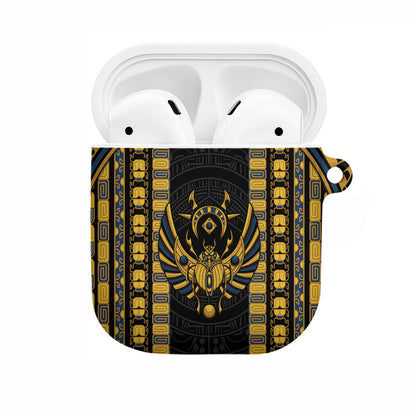 Egypt The Scarab Beetle AirPods Case Winged Solar Amulet Symbol
