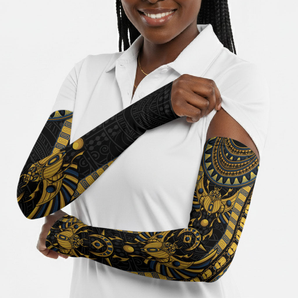 Egypt The Scarab Beetle Arm Sleeves Winged Solar Amulet Symbol